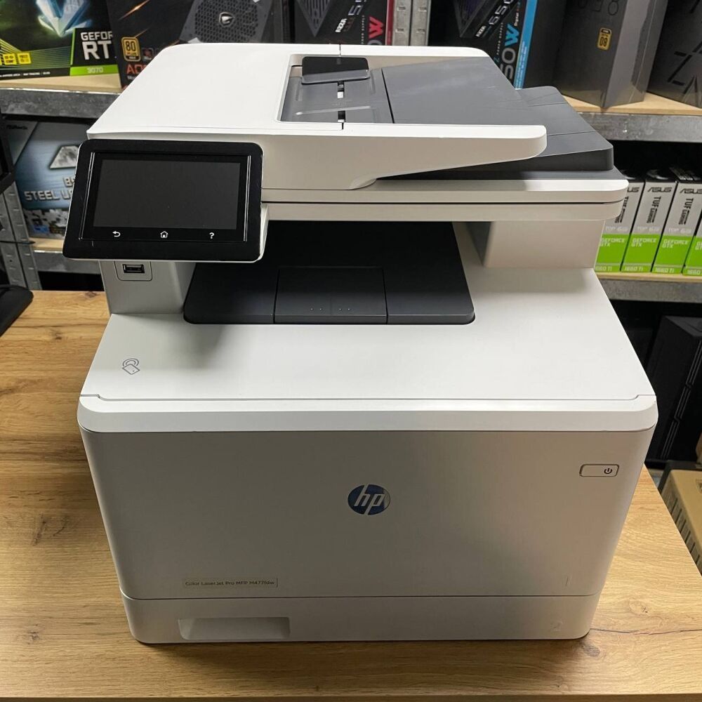 Принтер сканер лазерный МФУ HP laserjet pro mfp m477fnw