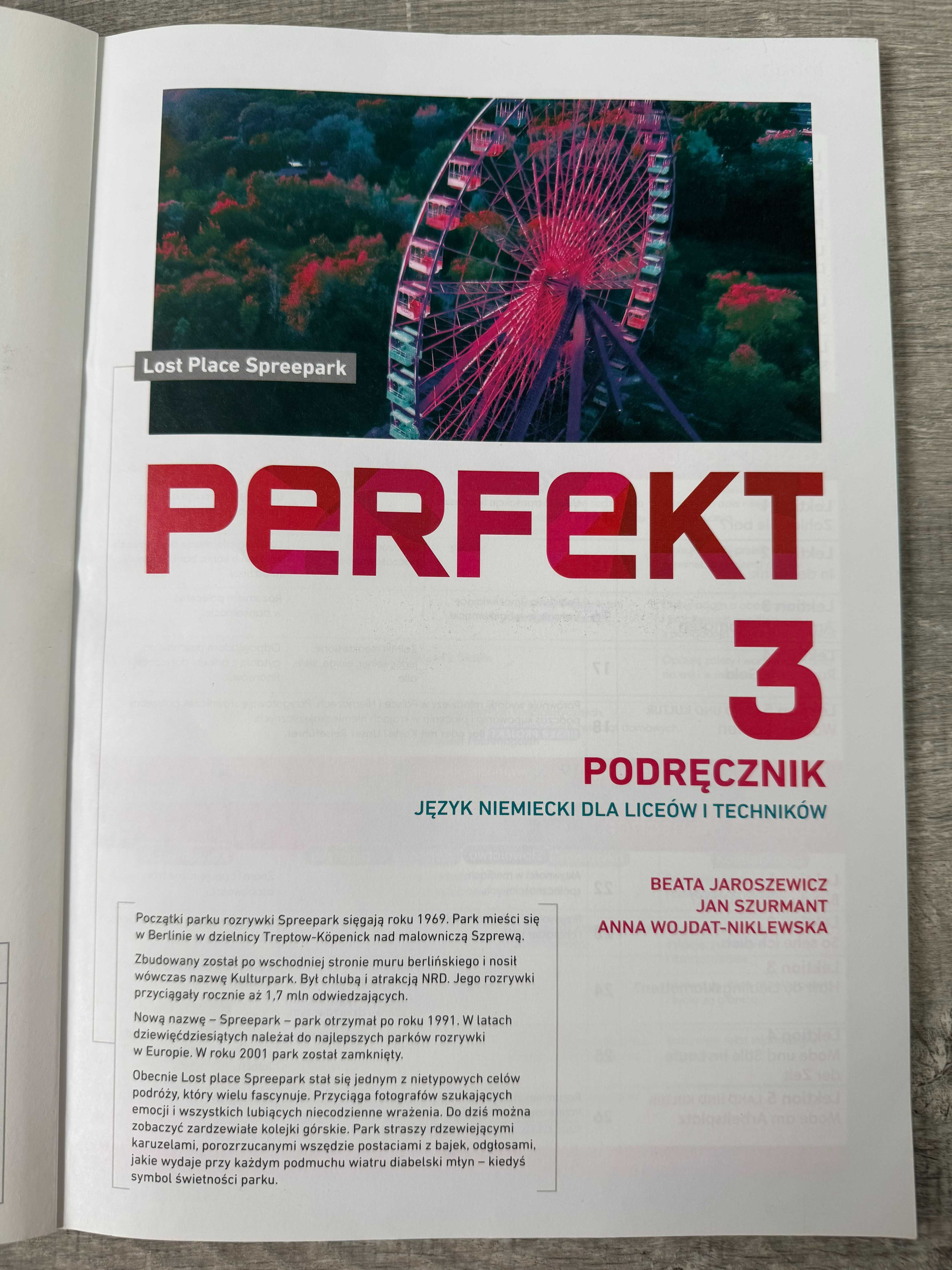 Podręcznik Perfekt 3 Język Niemiecki dla liceów i techników Pearson