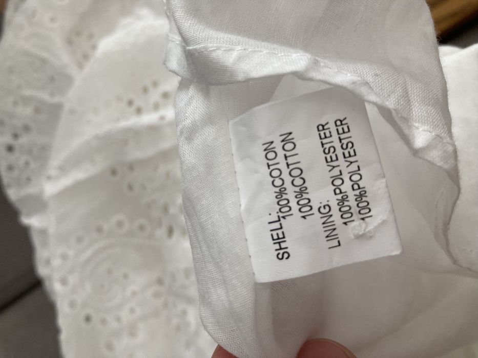 Сукня біла бавовняна S/M Milo’s Paris 100% бавовна