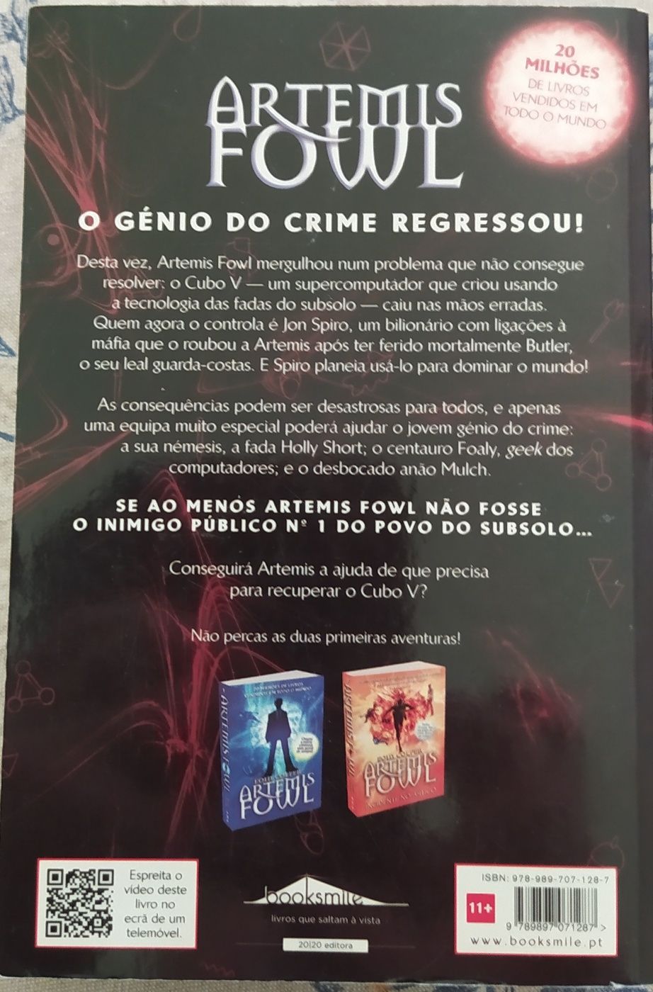 Artemis Fowl livros de coleção