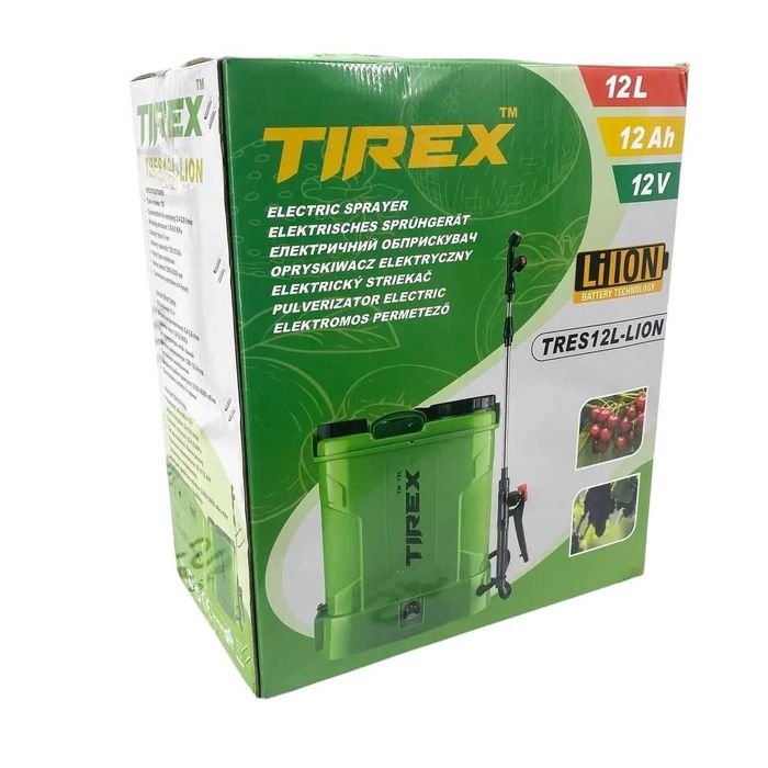 Обприскувач аккумуляторний TIREX 12L 12Ah 12V (Li-ion батарея)