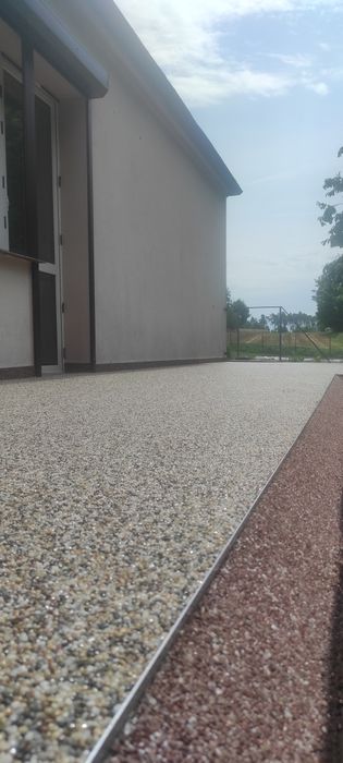 kamienny dywan tarasy schody balkony