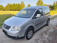 Volkswagen Caddy 1.9tdi 105 km!Klima! Hak!2 x drzwi boczne!alu!Okazja