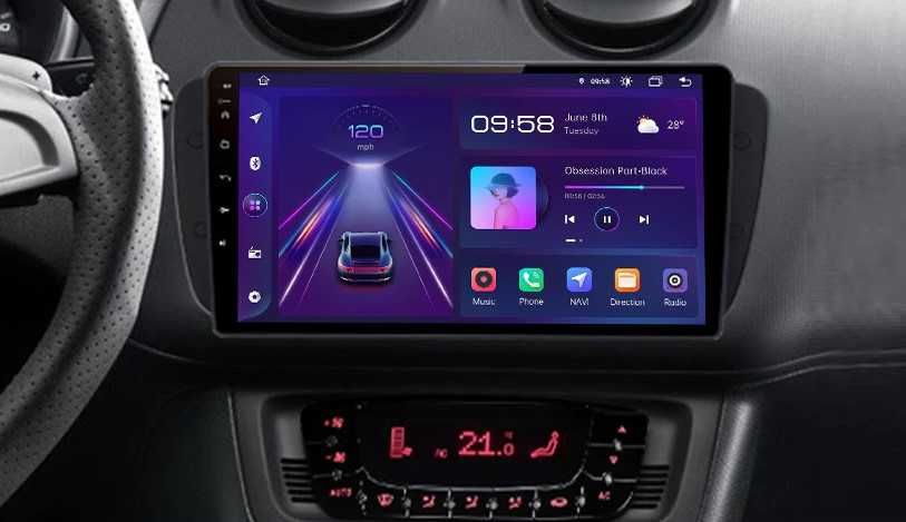 Radio 2din Android Seat IBIZA 2GB Nawigacja, Bluetooth, DSP, Raty