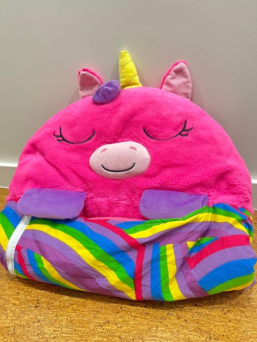 Peluche, almofada e Saco cama