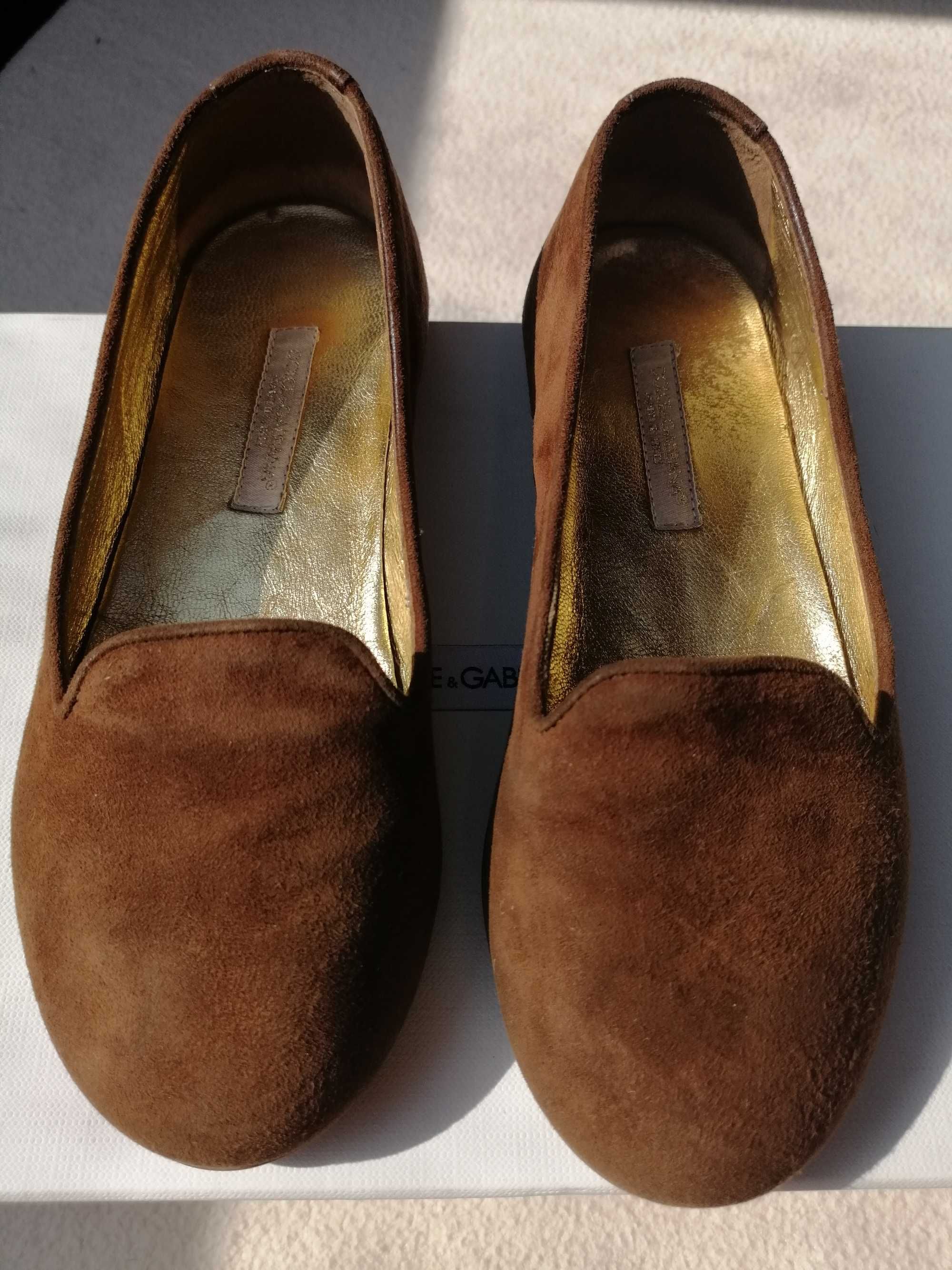 Dolce & Gabbana . Tam22 Sapato/sabrina/bailarina/loafer . portes inc.