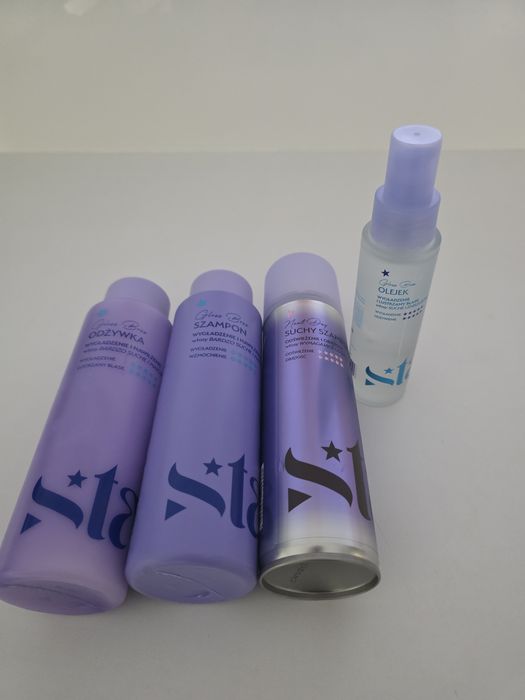 Stars Gloss Boss szampon,odżywka,olejek,suchy szampon ZESTAW KOSMETYKi