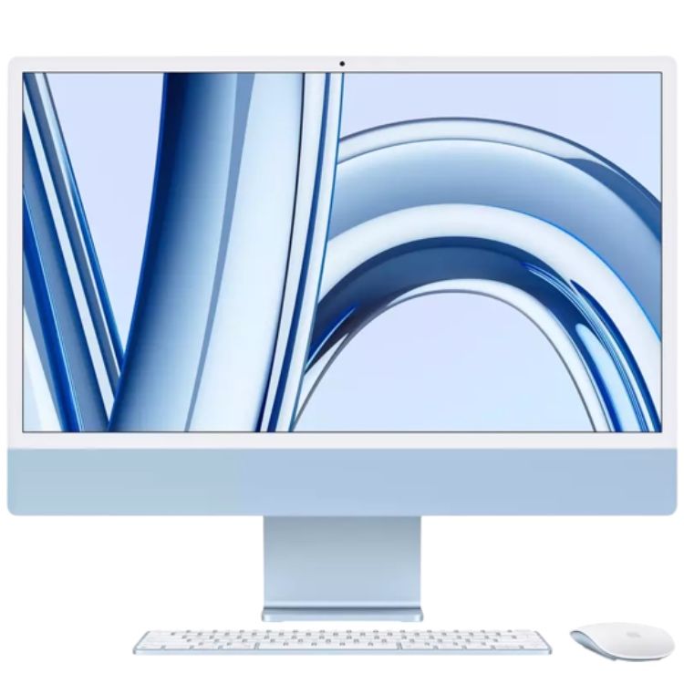 Apple iMac M3 24" 4.5K 10GPU/8RAM/256GB Blue (MQRQ3) 2023