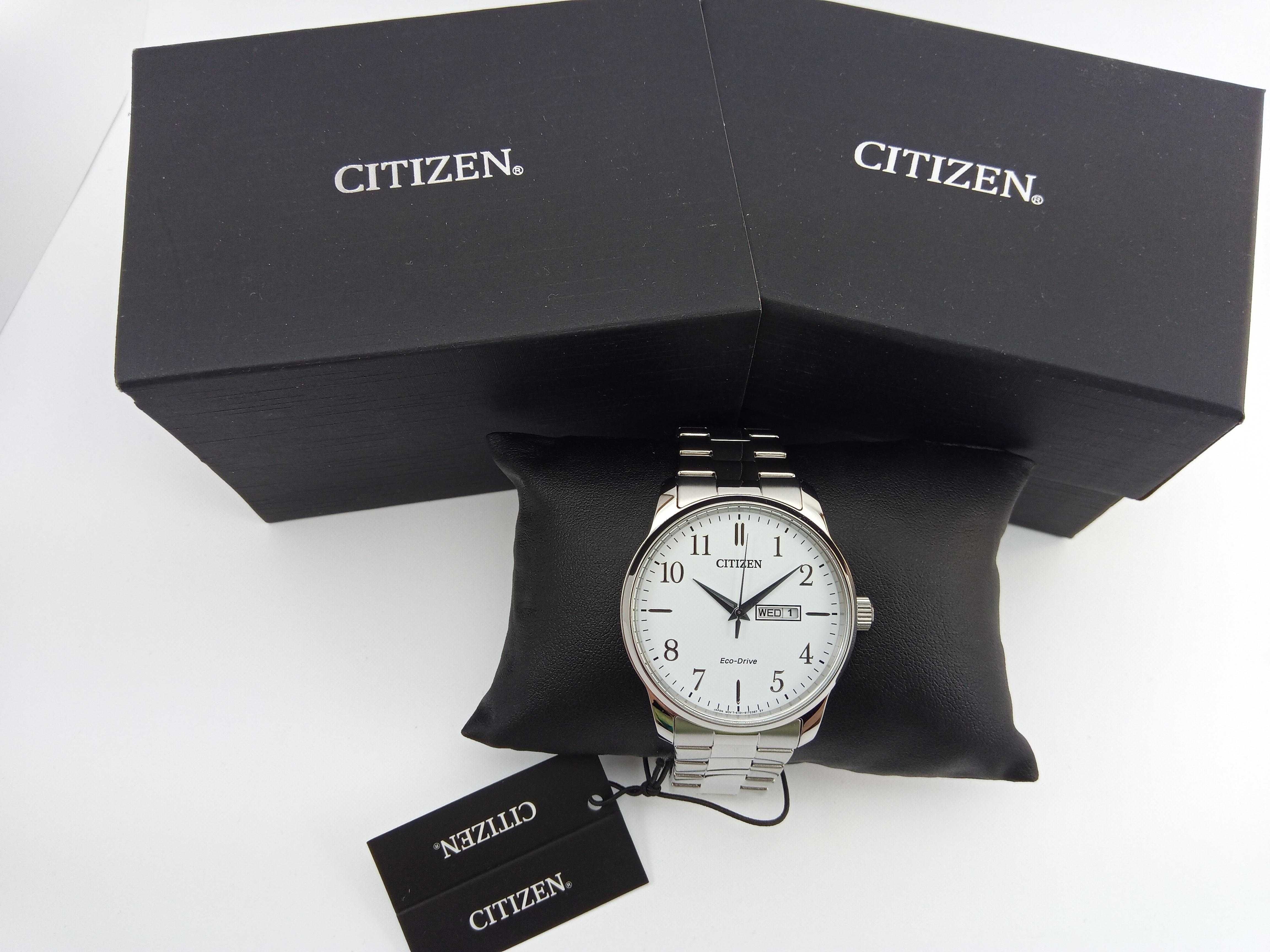 Японские мужские часы Citizen Eco-Drive BM8551-54A, сапфир, солнечная