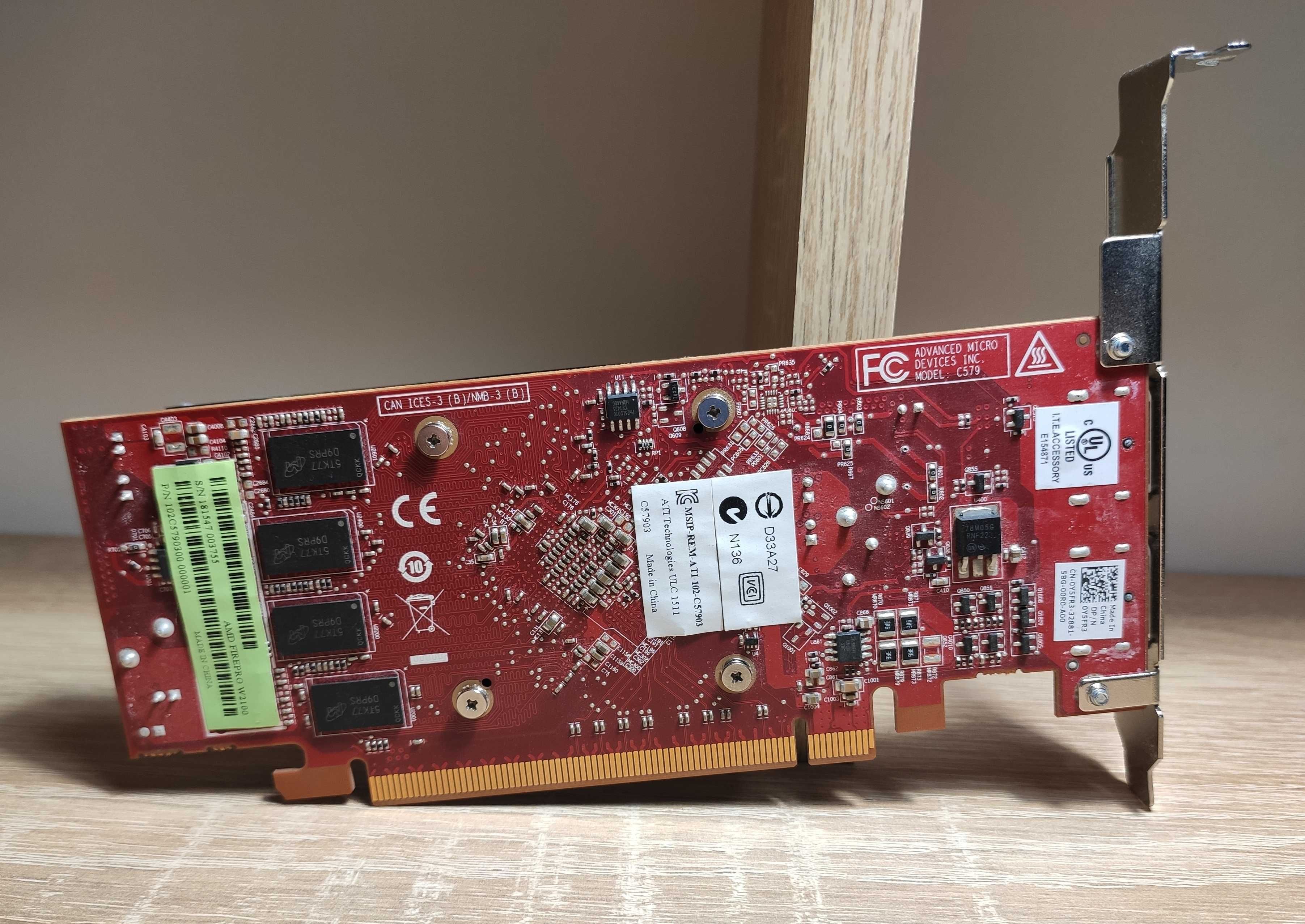 AMD Radeon FirePro W2100 (2gb 128bit ddr3) 2015