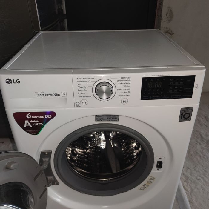 Класна пральна машина LG F14WM8KN1 приямий привід віджим 14 тис оберті