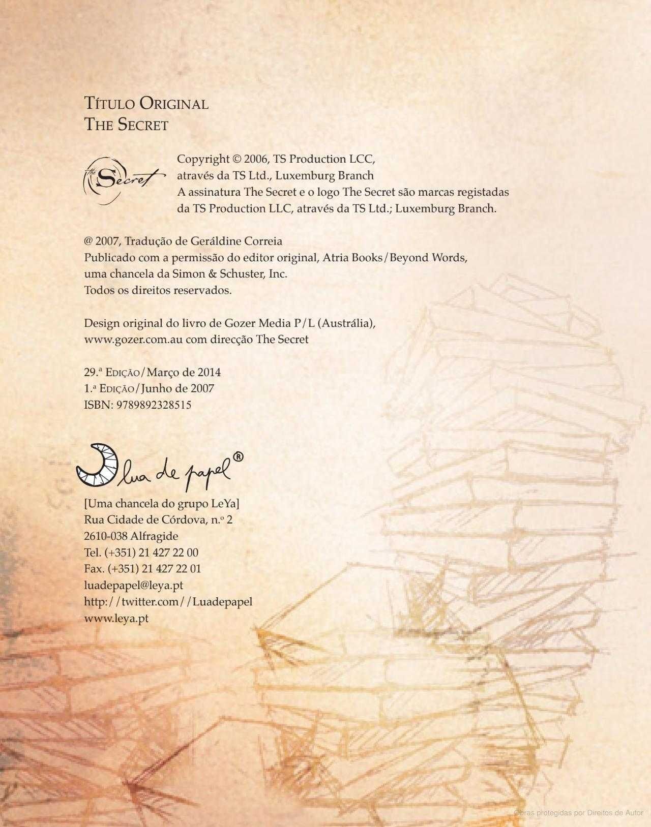 The Secret - O Segredo de Rhonda Byrne