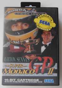 Jogo SEGA MEGADRIVE "Ayrton Senna's Super Monaco GP II" Original /1992