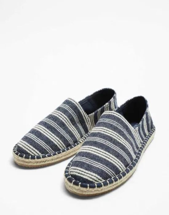 Чоловічі мокасини еспадрильї  ZARA