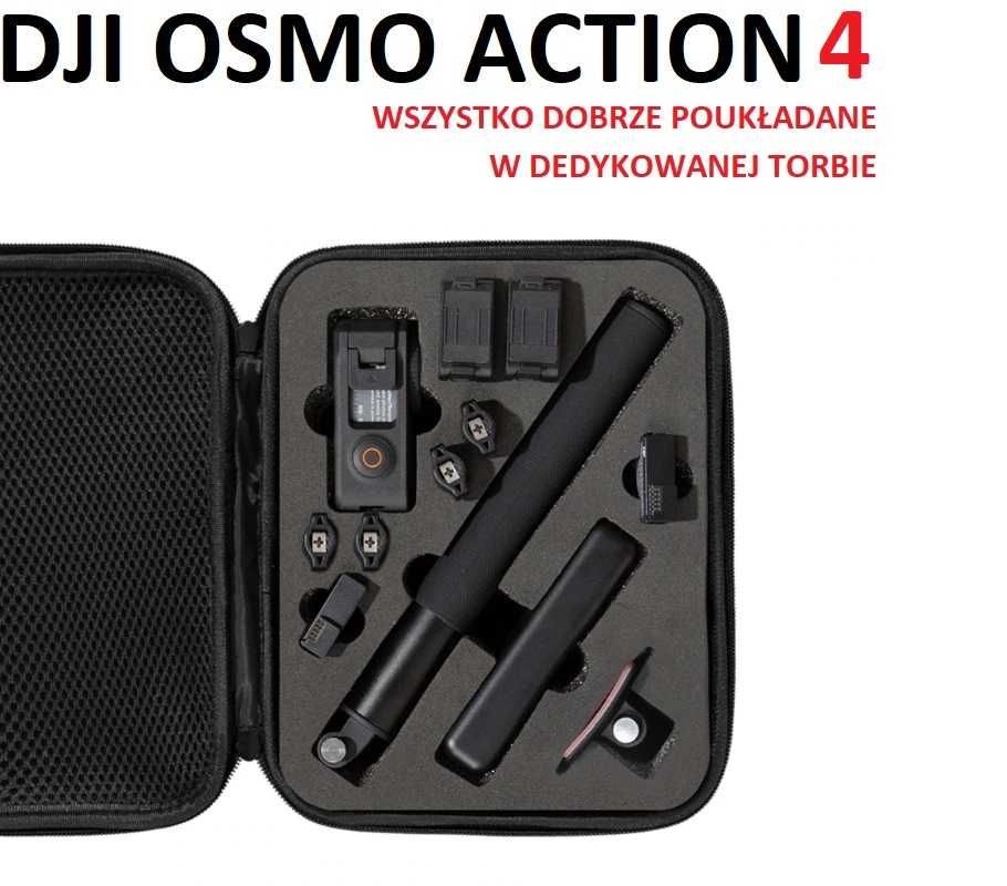 DJI OSMO ACTION 4 Adventure Combo i Standard Combo DEDYKOWANA TORBA