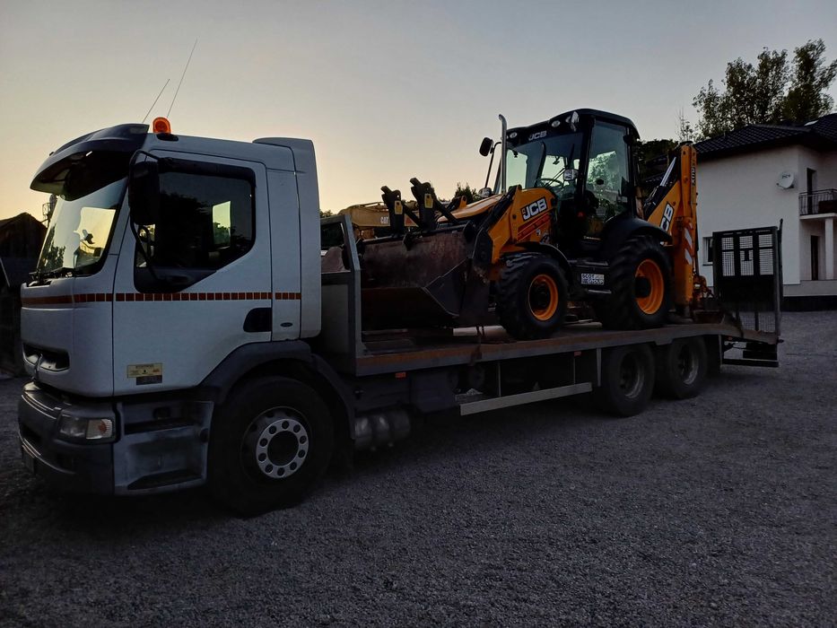 LAWETA , transport maszyn budowlanych i rolniczych, pomoc drogowa