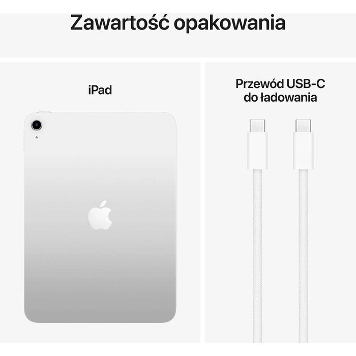 NOWY Tablet APPLE iPad 11 A16 (11. gen., 2025) 256 GB Wi-Fi Srebrny