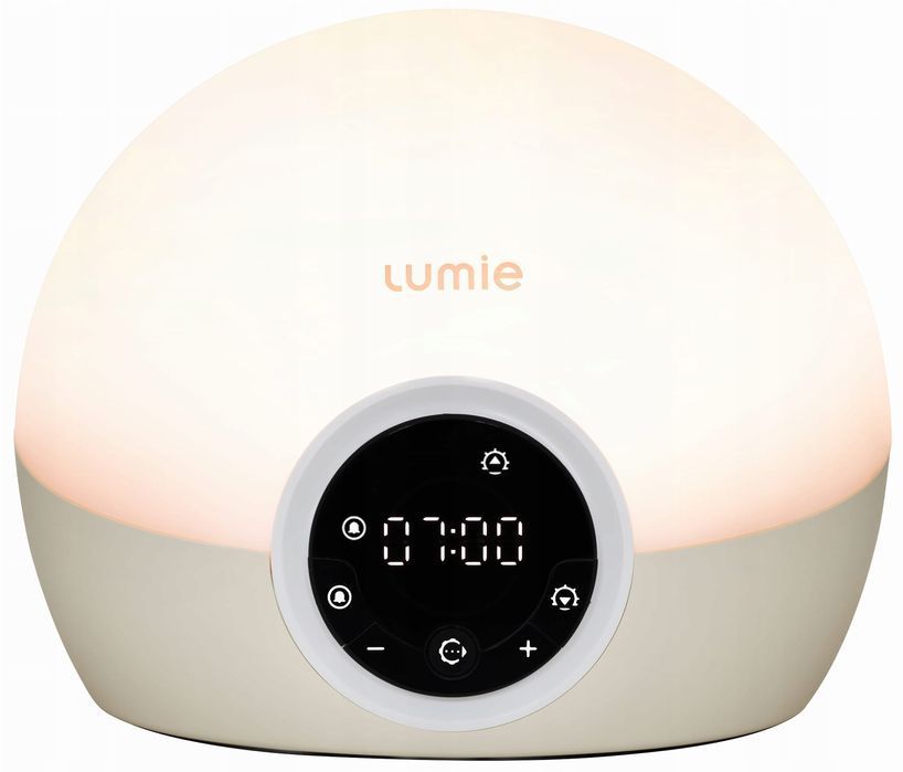 budzik świetlny lumie bodyclock spark 100 nowoczesny wspomaga spanie