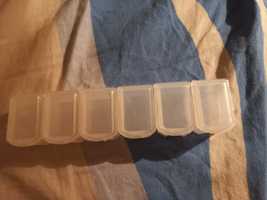 Коробка контейнер для лекарств швейных мелочей пересылаю