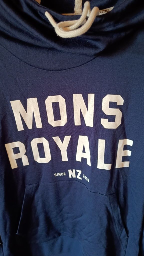 Mons Royale  Nowozelandzka bluza termiczna z wełny merynosów, Roz. S/M