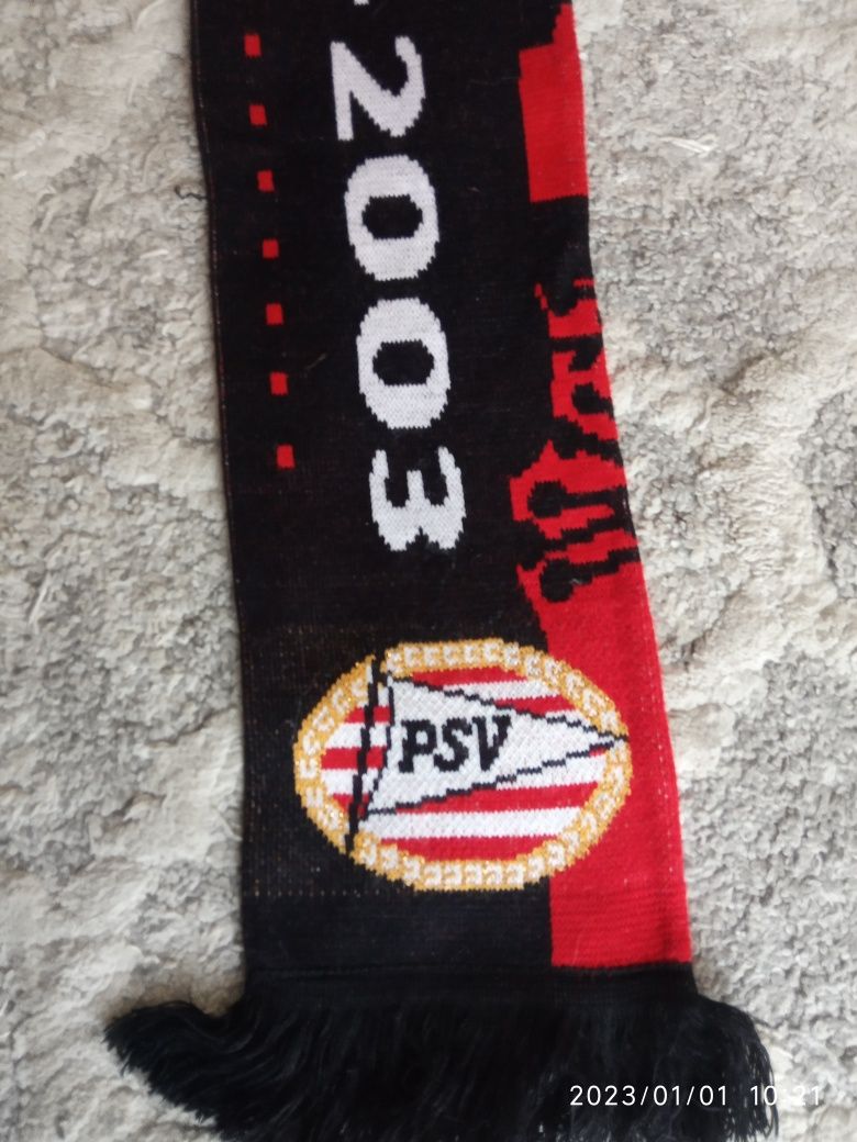 Szalik PSV Eindhoven Holandia dwustronny oldschool retro