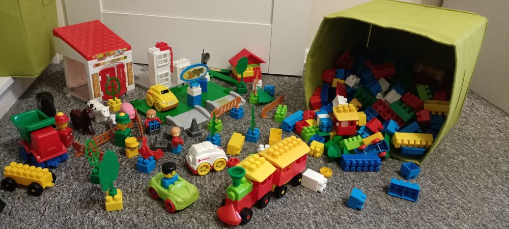 Klocki duży zestaw  farma