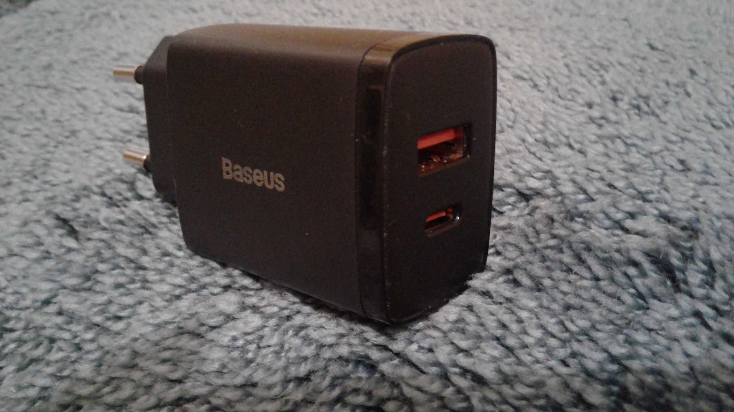 Ładowarka 20W BASEUS Super z gniazdem USB QC i USB-C PD nowa