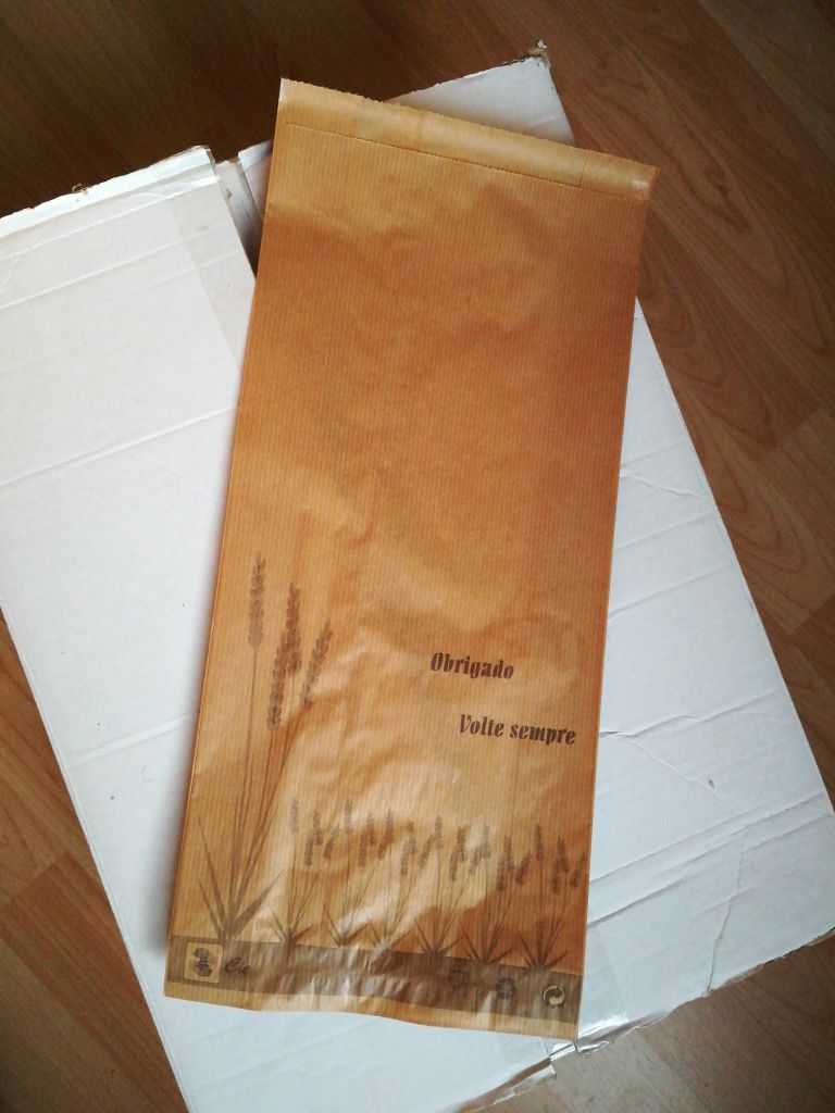 Sacos de papel KRAFT caixa cerca de 850 Sacos NOVA.