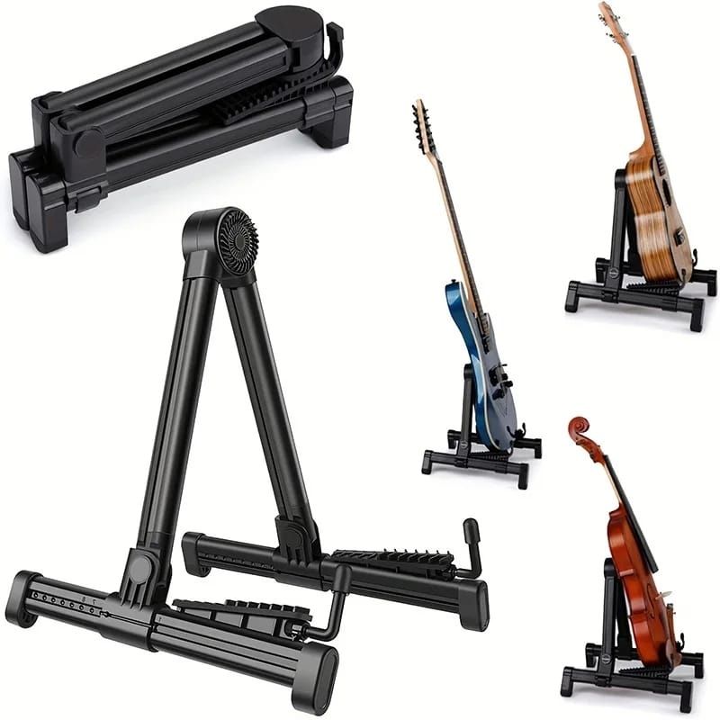 Suporte base de chão para guitarra viola violino etc