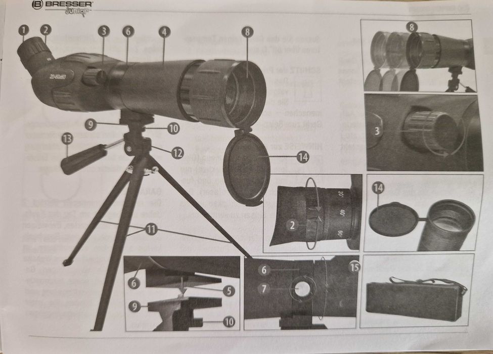 Telescópio observação terrestre