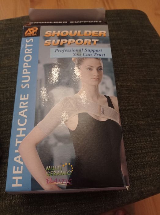 Tkaninowy stabilizator stawu barkowego zapinany