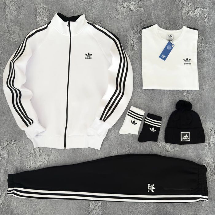 Чоловічий зимній спортивний костюм адідас набір Adidas [4в1] [XS-3XL]