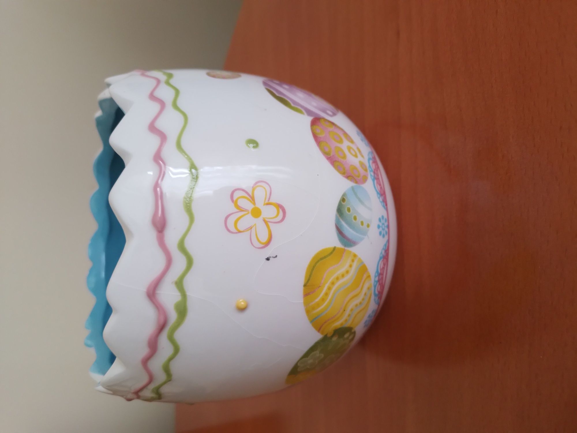 Świąteczna doniczka-oslonka ceramiczna