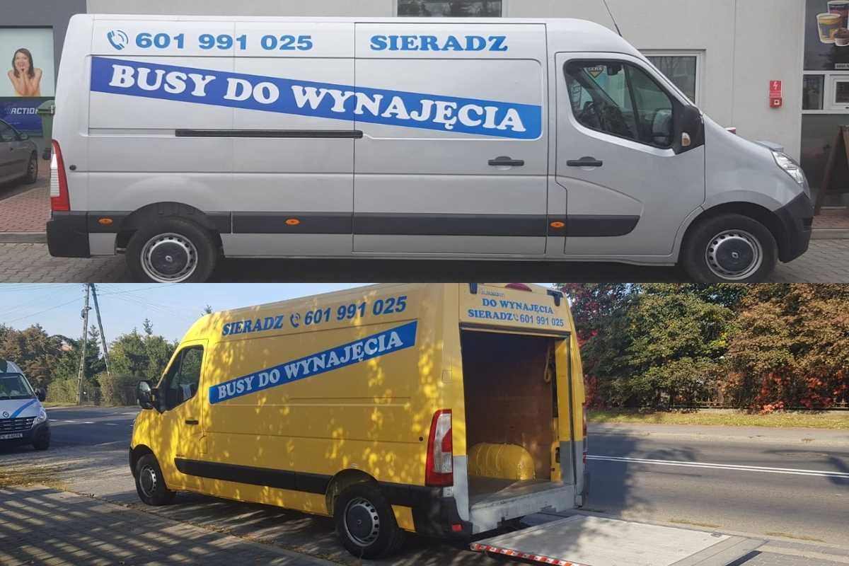 Wynajem samochodów dostawczych. Wynajmę busa.