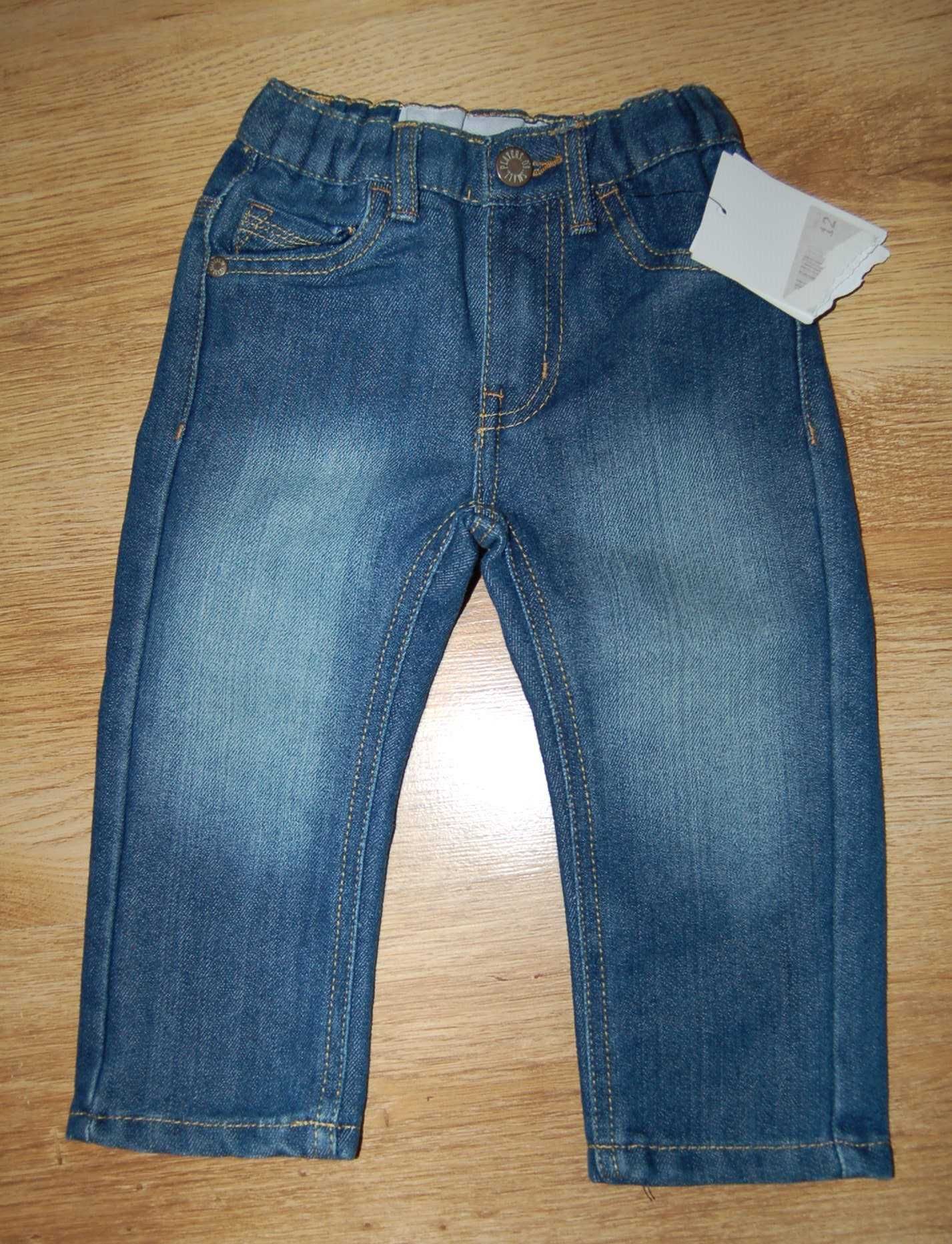 spodnie jeansowe 9-12 miesięcy Made in Italy