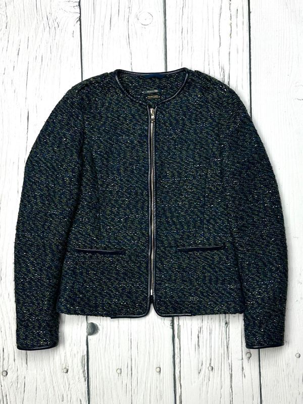 Massimo Dutti Marynarka Żakiet Damska z Pagonami r. 36