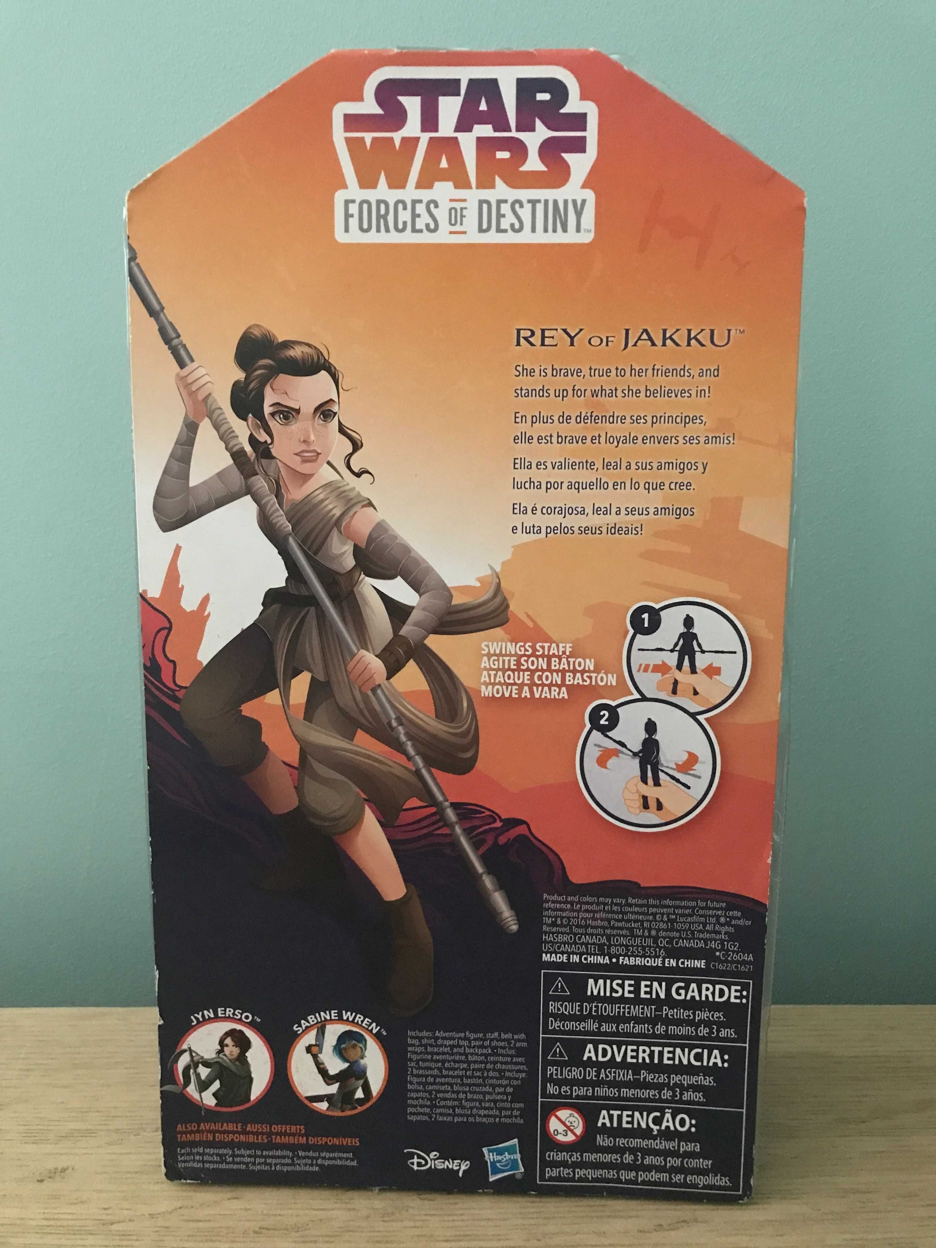 Star Wars Forces of Destiny Rey of Jakku oryginalna figurka