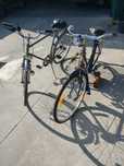 2 bicicletas pasteleira