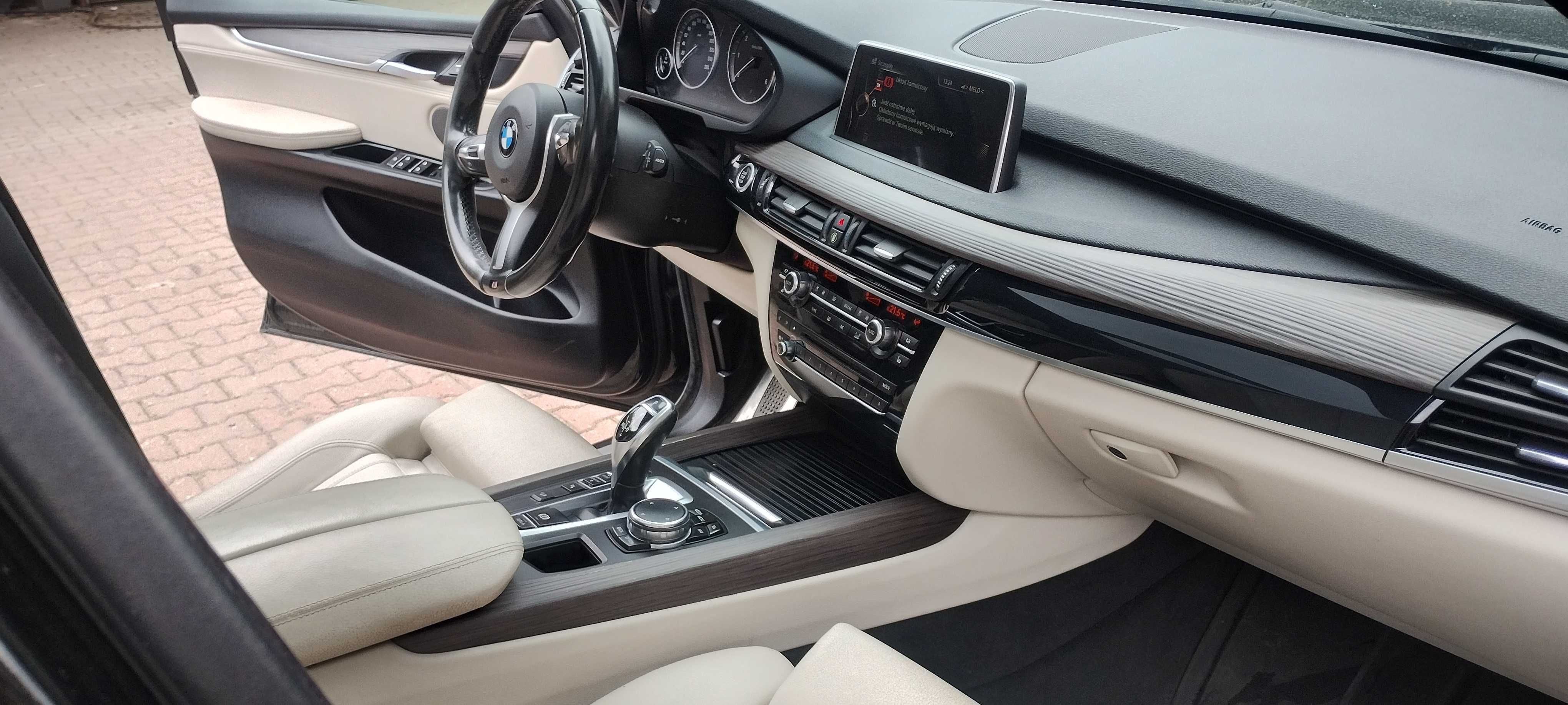 BMW X5, krajówka, 2016r, 130tyś, Bezwypadkowy