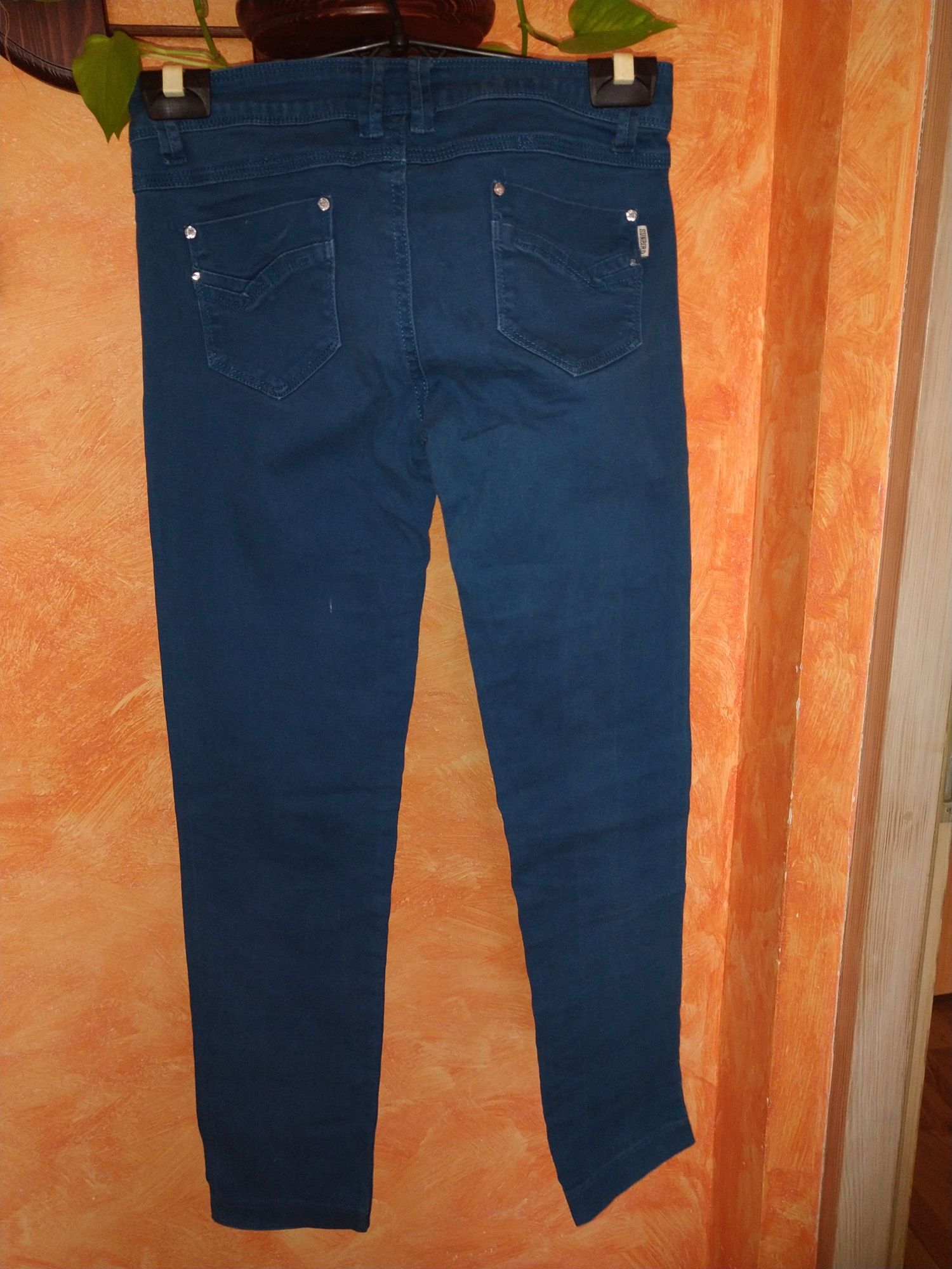 Spodnie  niebieskie bawełniane rozmiar S bądź XS