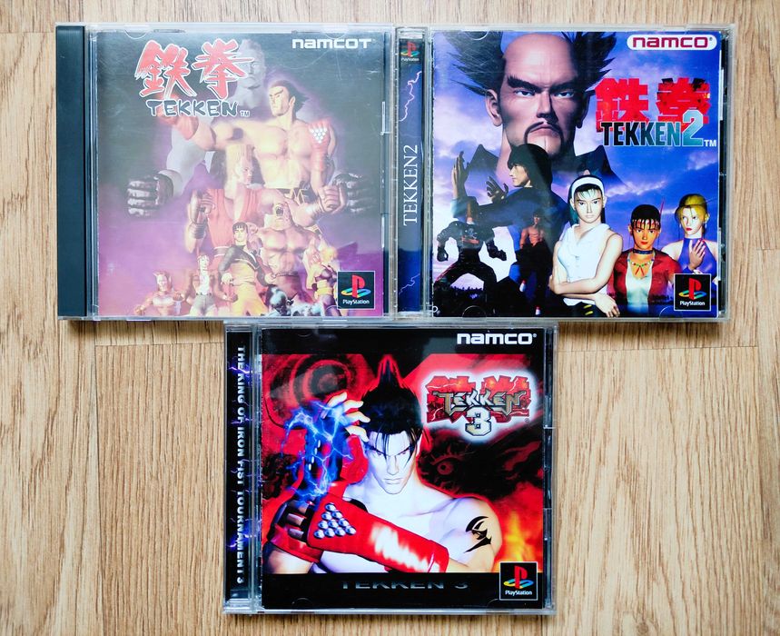 Tekken всі частини для ps1 (оригінал)