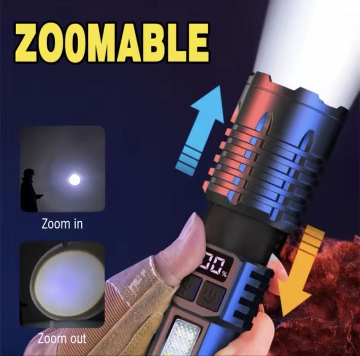 Lanterna LED com 5 modos