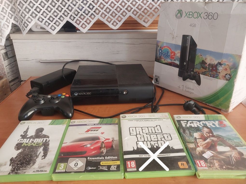 Приставка XBOX 360+ 3 ліцензійні диски