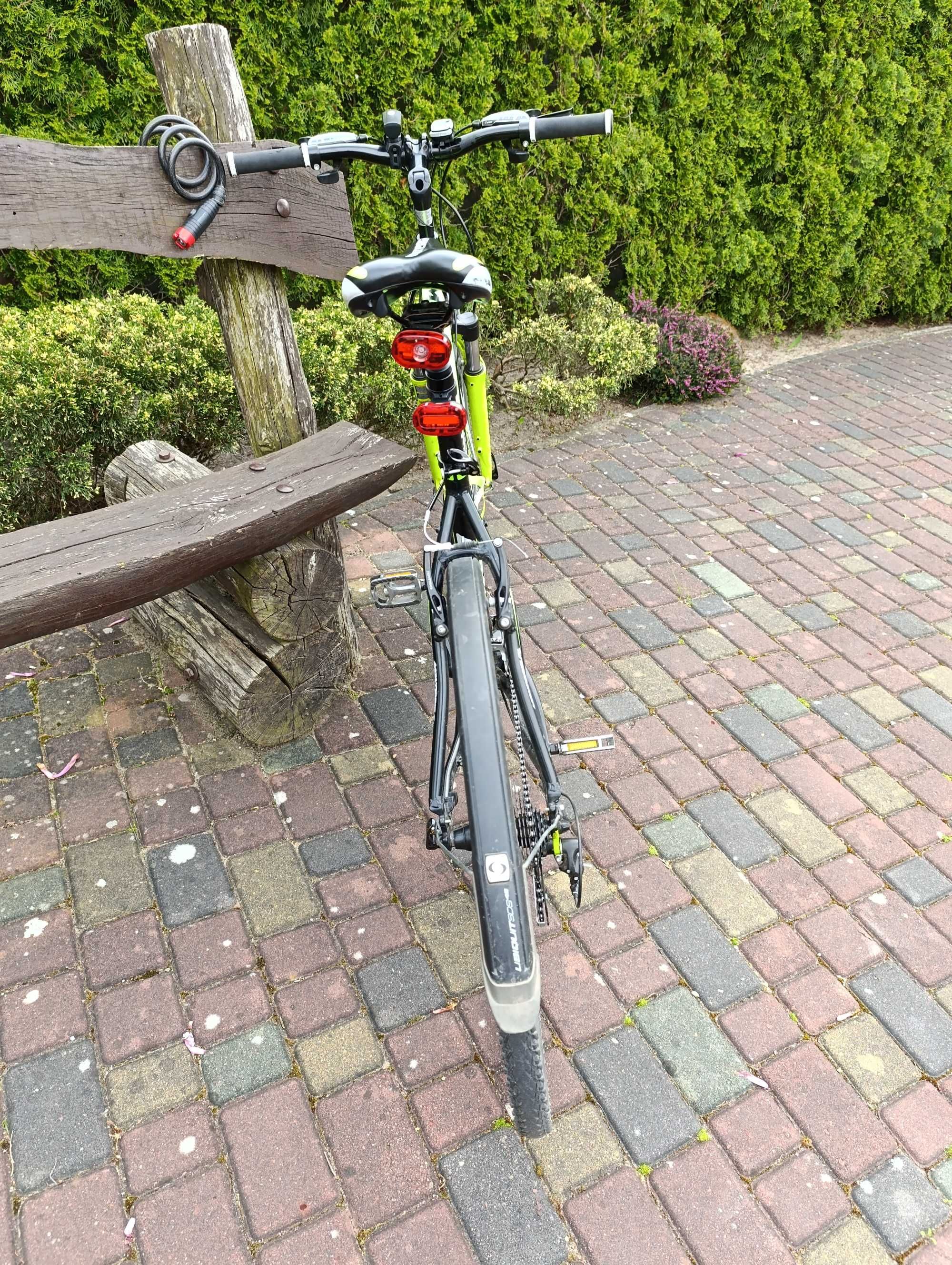 Rower monteria crosser 1 + licznik,światełka oraz uchwyt na bidon