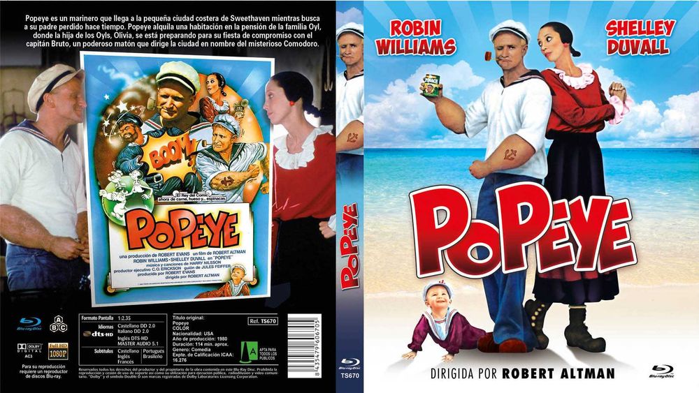 Popeye/Popeye(Blu-Ray)-Importado