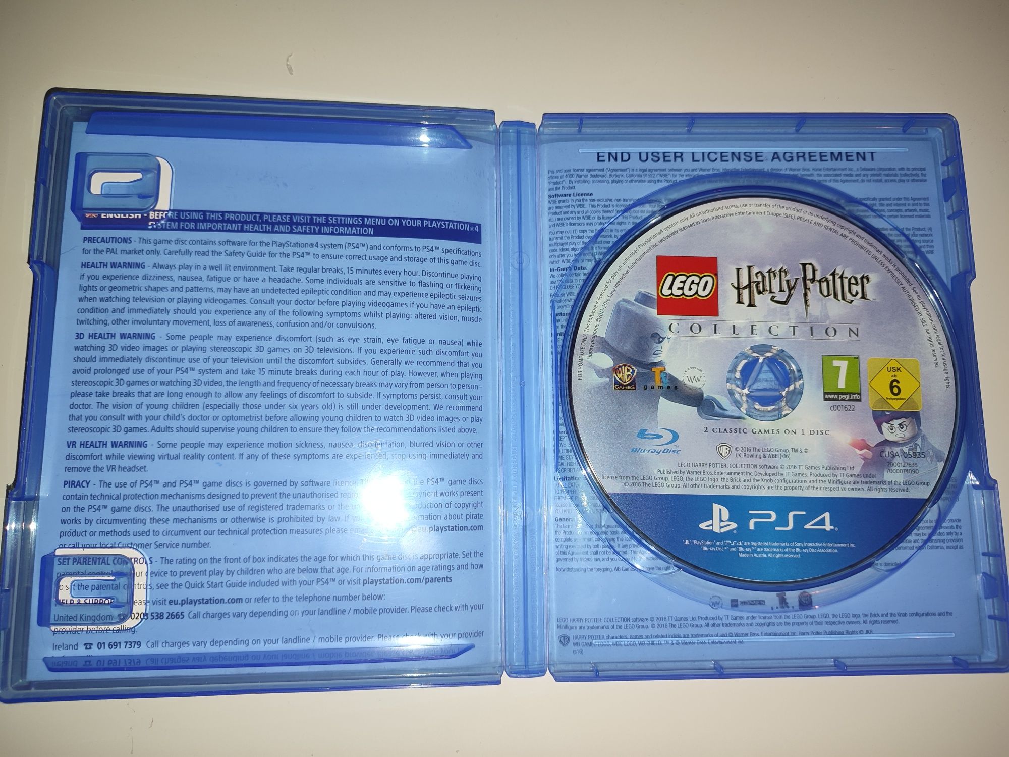 Gra Ps4 Lego Harry Potter Collection 2 gry PlayStation 4 Spyro Rayman