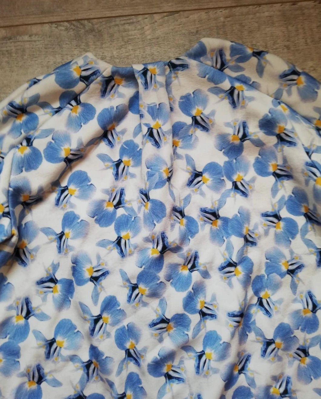 Kurtka Cos wiosenna płaszczyk bluza kwiaty wiskoza bawełna oversize