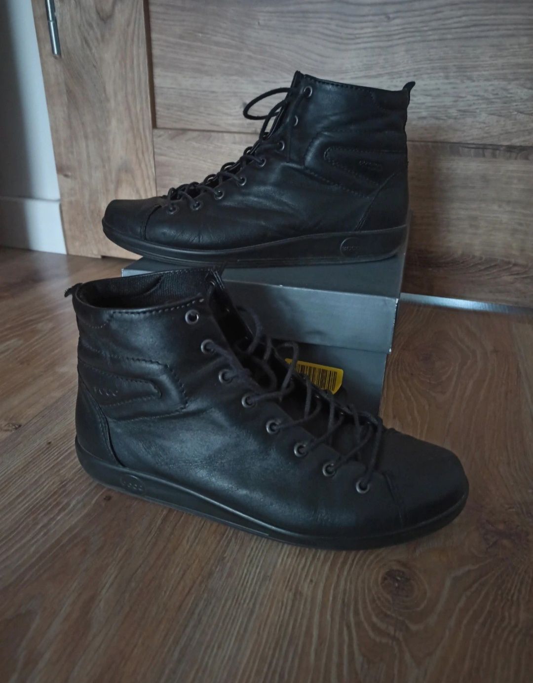 Sneakersy botki skórzane Ecco soft rozmiar 38