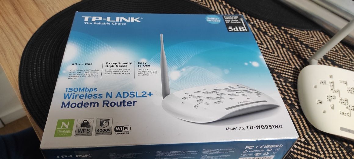 TP-LINK modem router Wireless N ADSL2+ TD-W8951ND