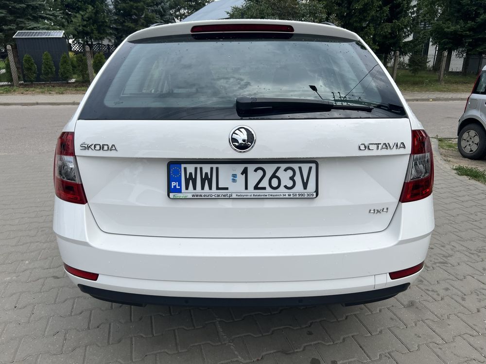 Wynajem najem Skoda Octavia III FL DSG 4x4 TDI